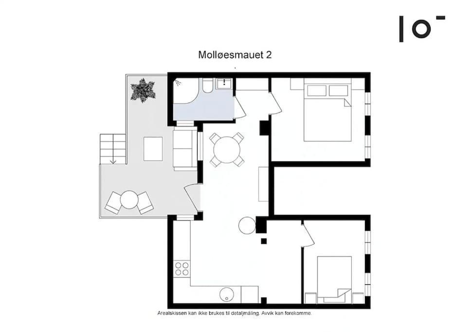 Central Apartment With Balcony, Self-Check In & Private Entrance Bergen Exteriör bild